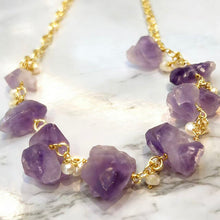 Amethyst Chip Necklace