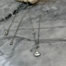 Luna Shell Fan Necklace