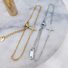 Slim Cross Bracelet