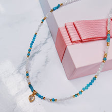 Aqua Heart Necklace