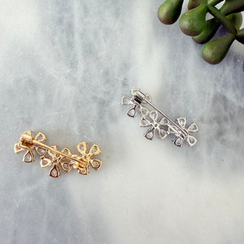 Triple flower brooch