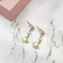 Mini Butterfly Drop Earrings
