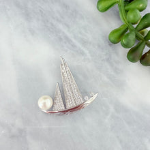 Boat brooch