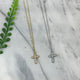 Waterproof Ivory Cross Necklace