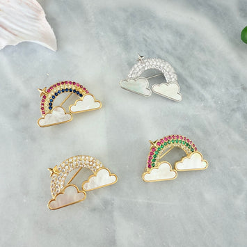 Rainbow brooch