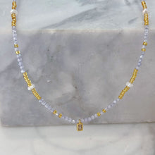 Purple necklace