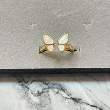 Shell butterfly ring
