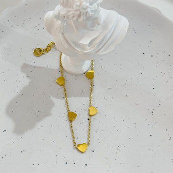 Quadruple hearts bracelet