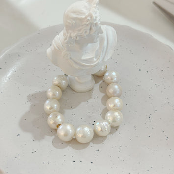 Sliver classic pearl bracelet