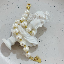 Gold classic pearl bracelet