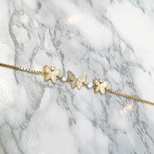 Triple Butterfly Bracelet