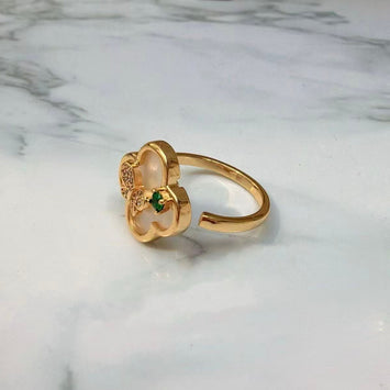 Blossom Butterfly Shell Ring