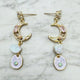 Statement Moon Earrings