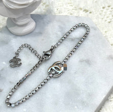 Diamond with letter C bracelet