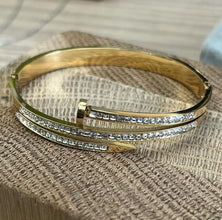 Triple layer nail bangle