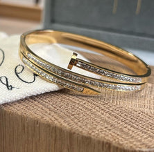 Triple layer nail bangle