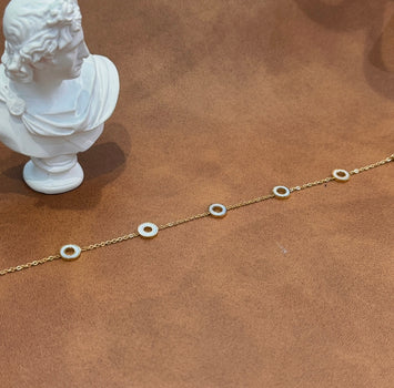 Shell round shaped bracelet