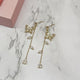 Butterfly Drop Pearl Earrings