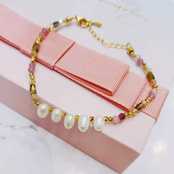Rose & Pearl Mix Bracelet