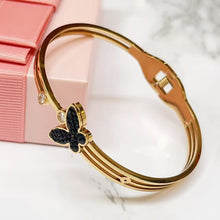 Waterproof Midnight Butterfly Bangle
