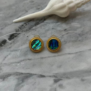 Ocean Oval Earrings
