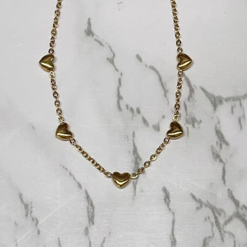 Heart Charms Bracelet