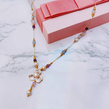 Violet Hues Blossom Necklace