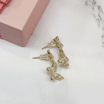 Glow Butterfly Drop Earrings