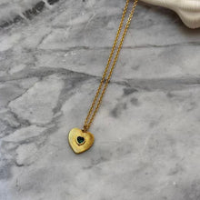 Green Double Heart Necklace