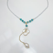 Pearl Leaf Necklace
