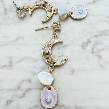 Statement Moon Earrings