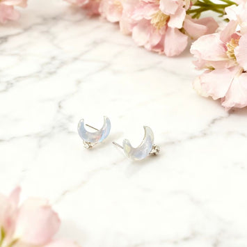 Blue moon earrings