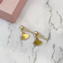 Triangular Shell Earrings