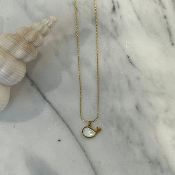 Waterproof Whale Shell Necklace