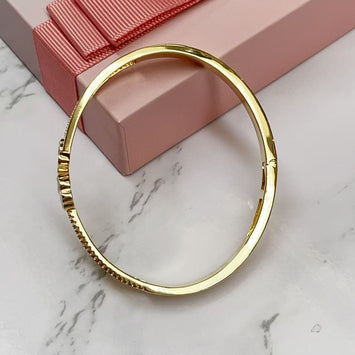 Dual Lucky Clover Bangle