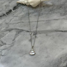 Luna Shell Fan Necklace