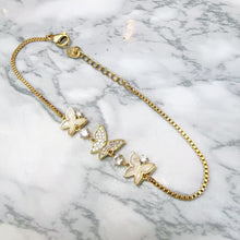 Triple Butterfly Bracelet