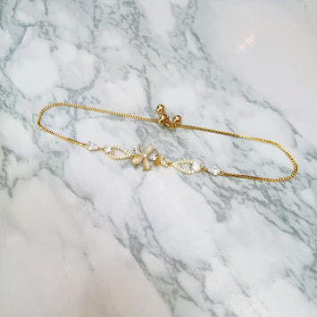 Floral Sparkle Bracelet