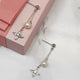Mini Star & Pearl Drop Earrings