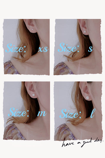 Classic fresh water pearl studs silver post